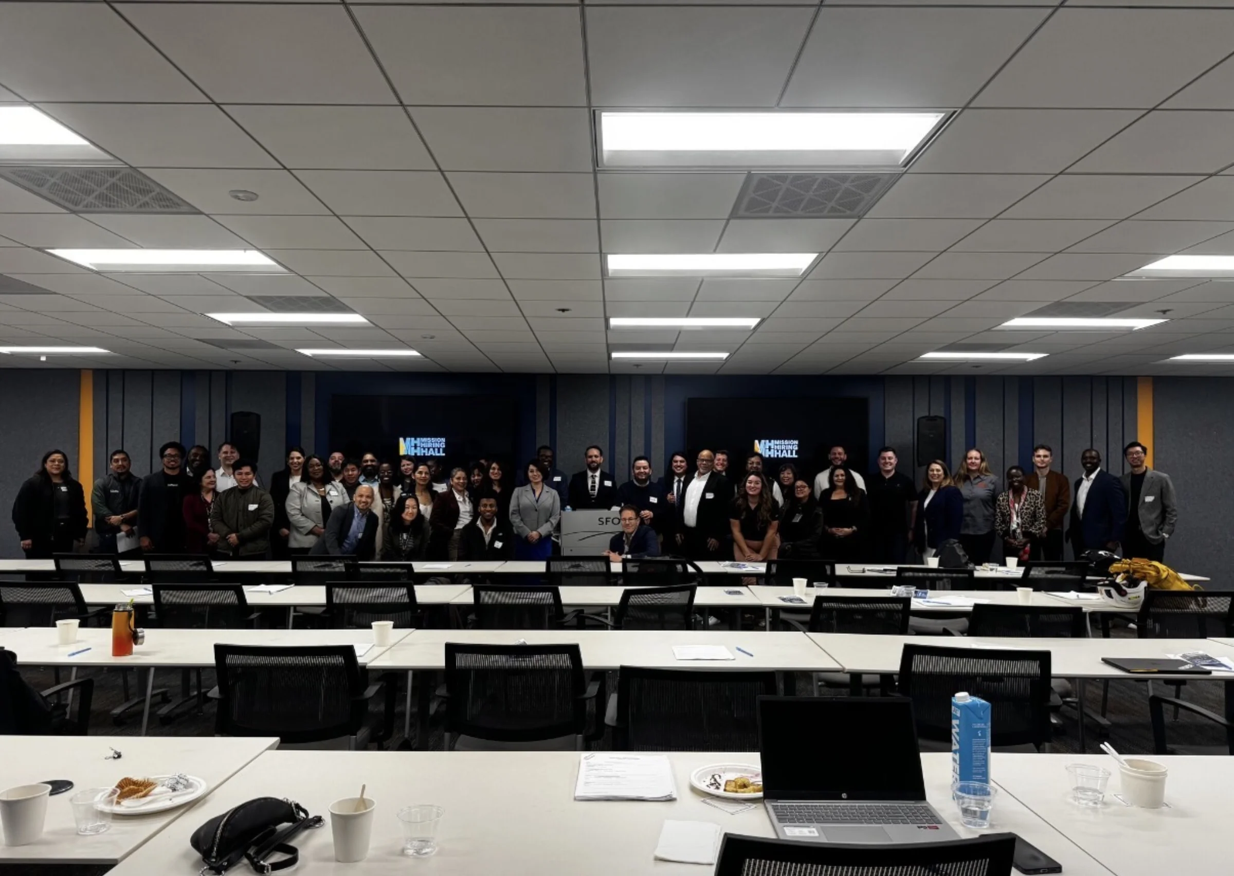 Graduating class of the Caffeine AI workshop